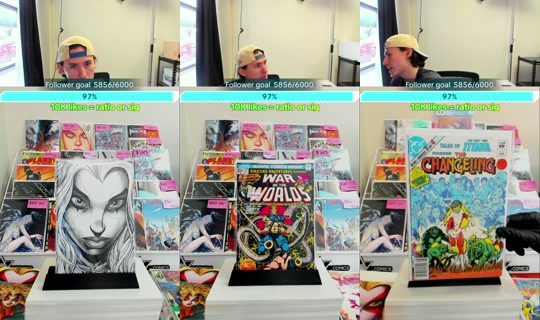 anzcollectscomics TikTok Live — Jul 14, 2026, 6:25 PM