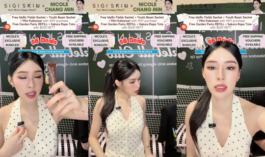 nicolechangmin TikTok Live — Jul 29, 2026, 2:04 PM